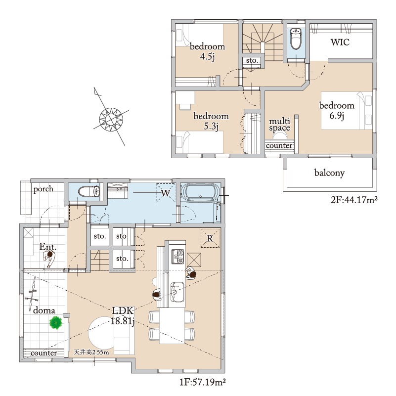 8号棟 間取り図
