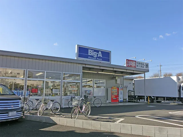 ビッグ・エー狭山広瀬東店の店舗外観