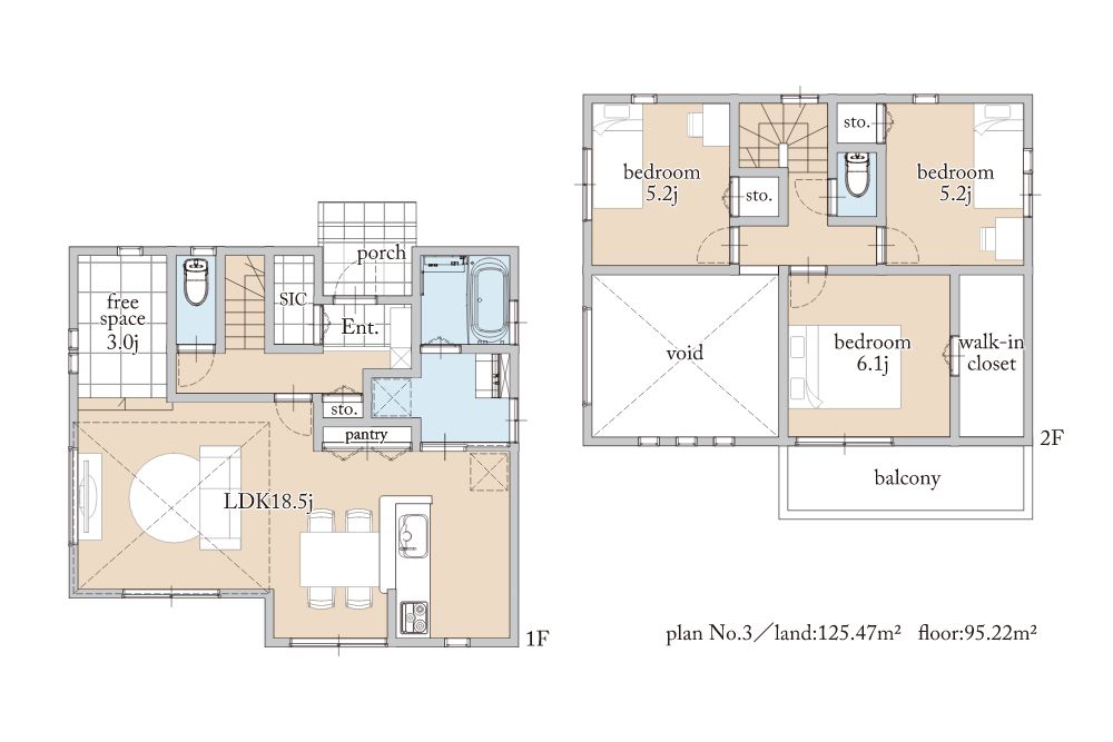 3区画参考プラン